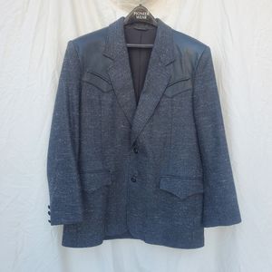 Mens, Jacket, size 42 , Gray/Black,  Pioneer Wear, Western style .